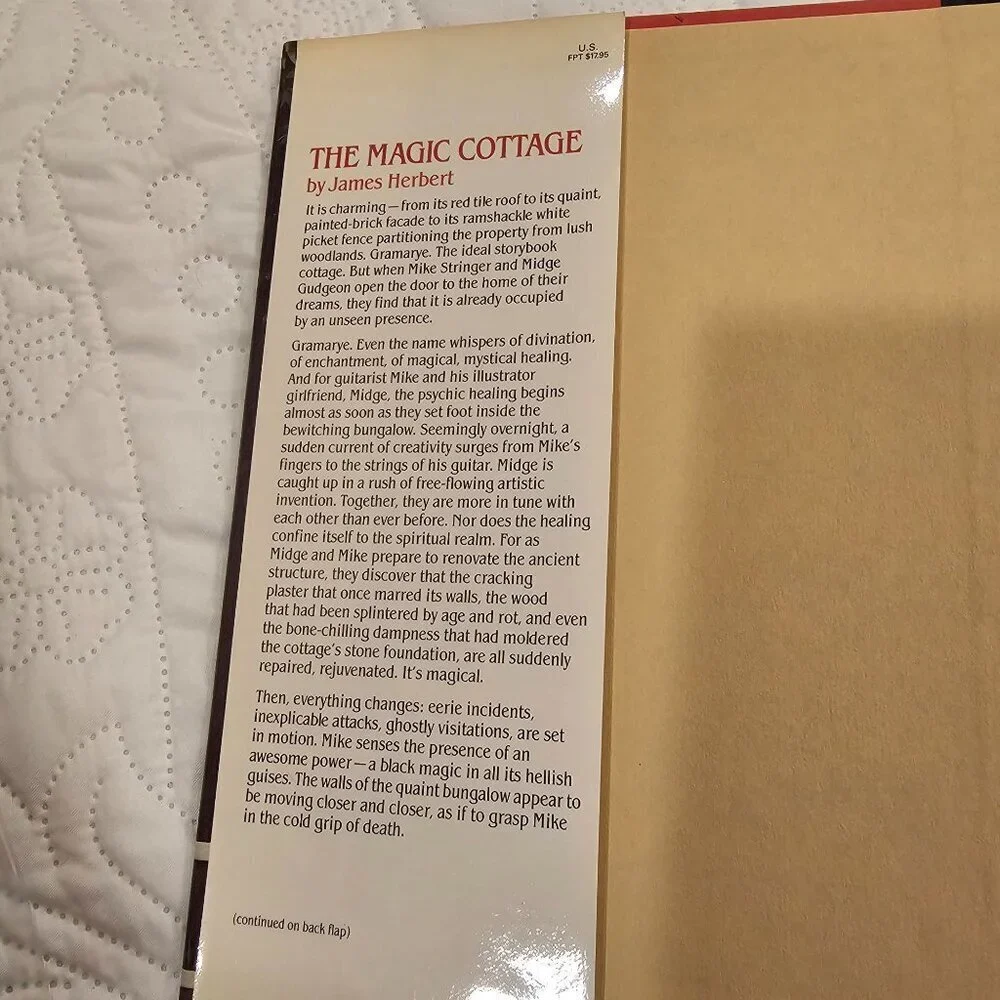 The Magic Cottage Hardcover Book By James Herbert 1986 NAL Penguin Fiction Novel